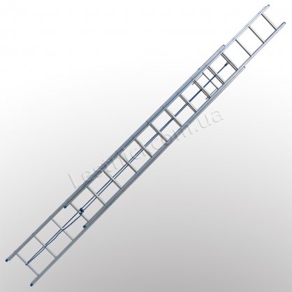 Лестница TUBESCA StarLine S+ двухсекционная выдвижная 2 × 14 (алюминиевая, универсальная)