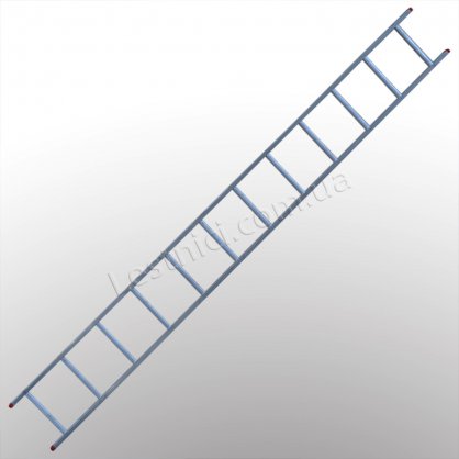 Лестница STS приставная 1 × 12 (алюминиевая)