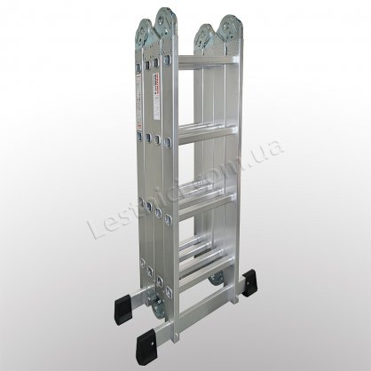 Лестница-трансформер ПРАКТИКА 4 × 4 (алюминиевая, универсальная)