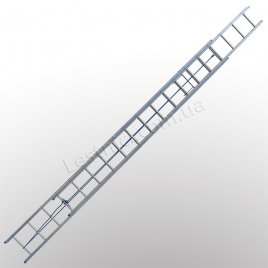 Лестница TUBESCA StarLine S+ двухсекционная выдвижная 2 × 16 (алюминиевая, универсальная)